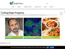 Tablet Screenshot of diabethics.com